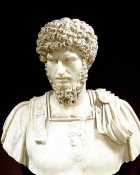 Lucio Vero in un busto-ritratto marmoreo (Venezia, Museo Archeologico).De Agostini Picture Library/A. Dagli Orti Lucio Vero in un busto-ritratto marmoreo (Venezia, Museo Archeologico).De Agostini Picture Library/A. Dagli Orti