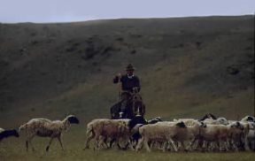 Mongolia. Pastore nomade nel deserto del Gobi. De Agostini Picture Library / W. Buss Mongolia. Pastore nomade nel deserto del Gobi. De Agostini Picture Library / W. Buss