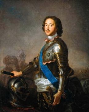 Pietro I raffigurato in un ritratto di J. M. Nattier (1717; Mosca, Museo Storico).De Agostini Picture Library/A. Dagli Orti Pietro I raffigurato in un ritratto di J. M. Nattier (1717; Mosca, Museo Storico).De Agostini Picture Library/A. Dagli Orti