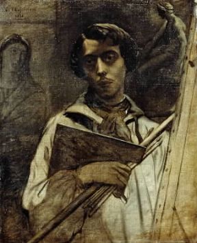 ThÃ©odore ChassÃ©riau. Autoritratto (Parigi, Louvre).Photo Reunion des MusÃ©es Nationaux