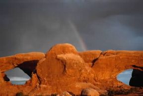 Utah. Suggestiva immagine del Arches National Park.De Agostini Picture Library/M. Abate Utah. Suggestiva immagine del Arches National Park.De Agostini Picture Library/M. Abate