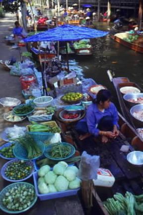 Ratchaburi. Scorcio del mercato.De Agostini Picture Library/C. Sappa Ratchaburi. Scorcio del mercato.De Agostini Picture Library/C. Sappa