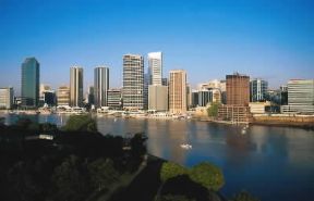 Australia. Veduta della città di Brisbane.De Agostini Picture Library/G. Sioën Australia. Veduta della città di Brisbane.De Agostini Picture Library/G. Sioën