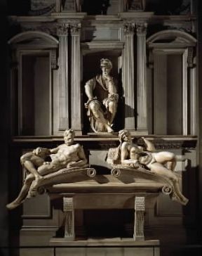 Funerario. Tomba di Lorenzo de' Medici realizzata da Michelangelo (Firenze, chiesa di S. Lorenzo).De Agostini Picture Library/G. Dagli Orti Funerario. Tomba di Lorenzo de' Medici realizzata da Michelangelo (Firenze, chiesa di S. Lorenzo).De Agostini Picture Library/G. Dagli Orti