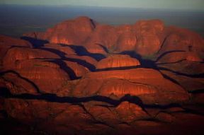 Geologia. Veduta del Parco Nazionale d'Uluru in Australia.De Agostini Picture Library/G. Sioën Geologia. Veduta del Parco Nazionale d'Uluru in Australia.De Agostini Picture Library/G. Sioën