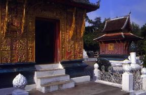 Laos. Il Vat Chieng T'ong, nella storica residenza reale di Luang-Prabang.De Agostini Picture Library/C. Sappa Laos. Il Vat Chieng T'ong, nella storica residenza reale di Luang-Prabang.De Agostini Picture Library/C. Sappa