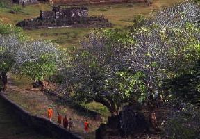 Laos. Veduta del complesso di Vat Ph'u, nei pressi di Paksé.De Agostini Picture Library/C. Sappa Laos. Veduta del complesso di Vat Ph'u, nei pressi di Paksé.De Agostini Picture Library/C. Sappa