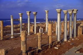 Libia. Le rovine della basilica centraleDe Agostini Picture Library/C. Sappa Libia. Le rovine della basilica centraleDe Agostini Picture Library/C. Sappa