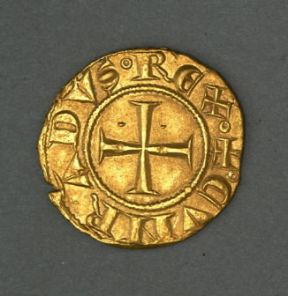 Moneta. Genovino d'oro del sec. XIII.De Agostini Picture Library / A. Dagli Orti Moneta. Genovino d'oro del sec. XIII.De Agostini Picture Library / A. Dagli Orti