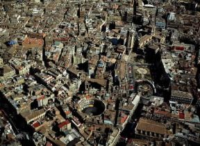 Valencia. Veduta della città .De Agostini Picture Library/Pubbli Aer Foto Valencia. Veduta della città .De Agostini Picture Library/Pubbli Aer Foto