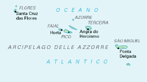 Azzorre. Cartina geografica. Azzorre. Cartina geografica.