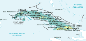 Cuba. Cartina geografica. Cuba. Cartina geografica.