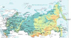 Federazione russa. Cartina geografica. Federazione russa. Cartina geografica.