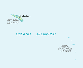 Georgia del Sud. Cartina geografica. Georgia del Sud. Cartina geografica.