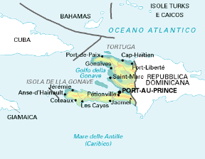 Haiti. Cartina geografica. Haiti. Cartina geografica.