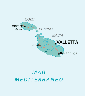 Malta. Cartina geografica. Malta. Cartina geografica.