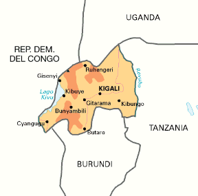 Ruanda. Cartina geografica. Ruanda. Cartina geografica.