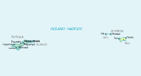 Samoa Occidentali. Cartina geografica. Samoa Occidentali. Cartina geografica.
