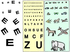 Gli ottotipi usati nell'oculistica. Oculistica. Gli ottotipi sono figure o lettere di diverse grandezze impiegate in optometria per l'esame della vista. Gli ottotipi usati nell'oculistica. Oculistica. Gli ottotipi sono figure o lettere di diverse grandezze impiegate in optometria per l'esame della vista.