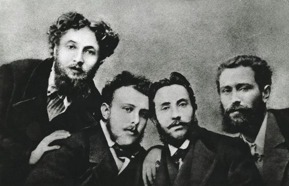 Esponenti della Scapigliatura, da sinistra: Luigi Conconi, Carlo Alberto Pisani Dossi, Giovanni Giachi e Emilio Praga La Scapigliatura non costituì mai, in effetti, un vero e proprio gruppo, ma solo un orientamento di rottura. Il Esponenti della Scapigliatura, da sinistra: Luigi Conconi, Carlo Alberto Pisani Dossi, Giovanni Giachi e Emilio Praga La Scapigliatura non costituì mai, in effetti, un vero e proprio gruppo, ma solo un orientamento di rottura. Il