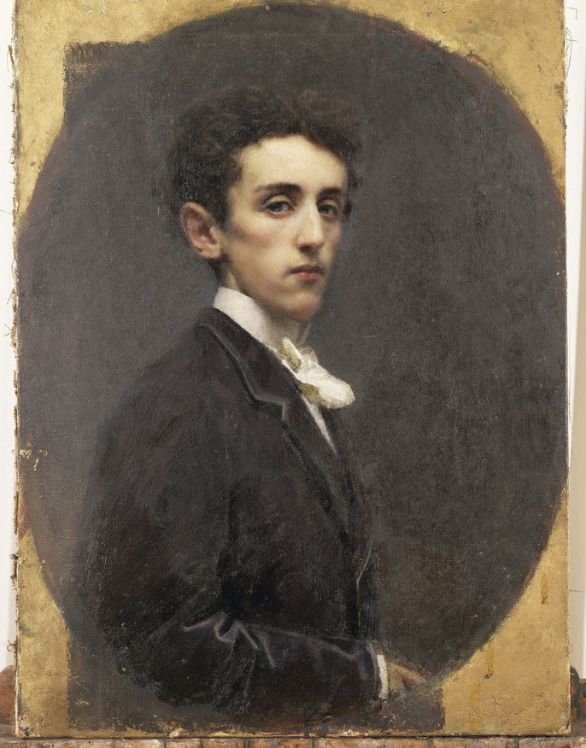 Ritratto di Carlo Alberto Pisani Dossi, scrittore e politico italiano, in un dipinto di Tranquillo Cremona, 1867 Carlo Dossi, pseudonimo di Carlo Alberto Pisani Dossi (1849-1910) è considerato l'esponente della Scapigliatura che più di ogni altro tentò di scardinare le tradizionali forme letterarie. Esordì pubblicando il racconto Ritratto di Carlo Alberto Pisani Dossi, scrittore e politico italiano, in un dipinto di Tranquillo Cremona, 1867 Carlo Dossi, pseudonimo di Carlo Alberto Pisani Dossi (1849-1910) è considerato l'esponente della Scapigliatura che più di ogni altro tentò di scardinare le tradizionali forme letterarie. Esordì pubblicando il racconto