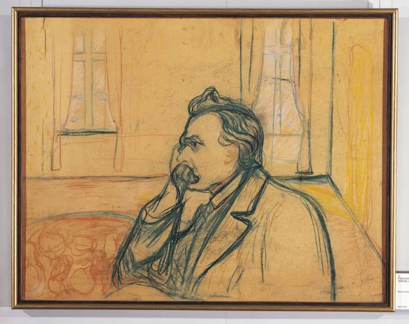 Nietzsche ritratto da Munch Friedrich frequenta il liceo di Pforta e con degli amici fonda l'associazione Nietzsche ritratto da Munch Friedrich frequenta il liceo di Pforta e con degli amici fonda l'associazione