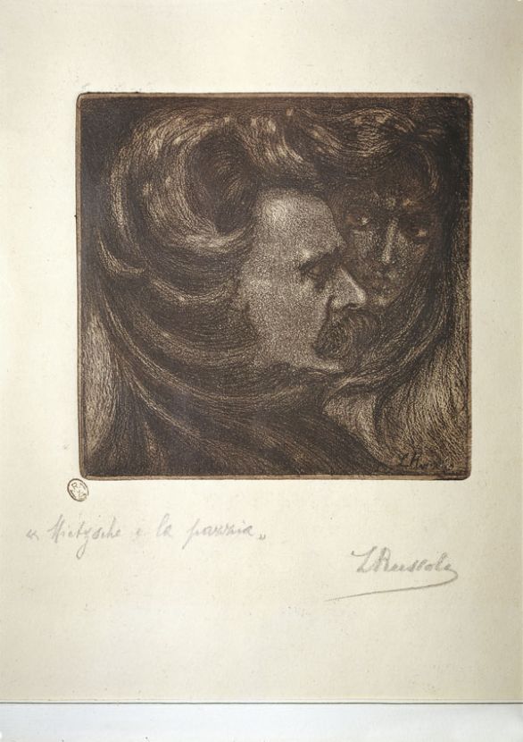 Ritratto di Friedrich Wilhelm Nietzsche, filosofo, filologo e scrittore tedesco Nietzsche nasce a Rocken, un villaggio della Prussia meridionale il 15 ottobre 1844 da una famiglia di pastori protestanti e muore a Weimar nel 1900. Ritratto di Friedrich Wilhelm Nietzsche, filosofo, filologo e scrittore tedesco Nietzsche nasce a Rocken, un villaggio della Prussia meridionale il 15 ottobre 1844 da una famiglia di pastori protestanti e muore a Weimar nel 1900.