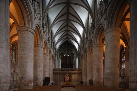 Chiostro della Cattedrale di Gloucester Il chiostro della Cattedrale di Gloucester è stato scelto come set per i corridoi della scuola di magia di Hogwarts.
© De Agostini Picture Library. Chiostro della Cattedrale di Gloucester Il chiostro della Cattedrale di Gloucester è stato scelto come set per i corridoi della scuola di magia di Hogwarts.
© De Agostini Picture Library.