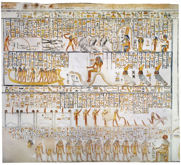 affreschi, corridoio della tomba di Ramesse VI Luxor, Valle dei Re. Particolare degli affreschi del corridoio della tomba di Ramesse VI (XX Dinastia, 1144-1136 a.C.).
© De Agostini Picture Library. affreschi, corridoio della tomba di Ramesse VI Luxor, Valle dei Re. Particolare degli affreschi del corridoio della tomba di Ramesse VI (XX Dinastia, 1144-1136 a.C.).
© De Agostini Picture Library.