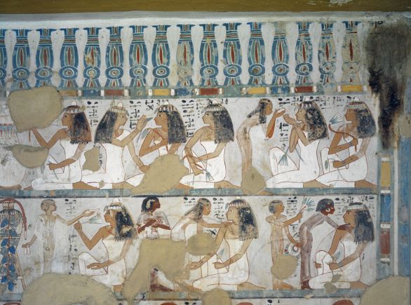 Particolare, tomba di Dhout Luxor, Sheikh Abd El-Qurna. Particolare della tomba di Dhout, sacerdote del profeta di Amon (XVIII Dinastia, 1438-1312 a.C.).
© De Agostini Picture Library. Particolare, tomba di Dhout Luxor, Sheikh Abd El-Qurna. Particolare della tomba di Dhout, sacerdote del profeta di Amon (XVIII Dinastia, 1438-1312 a.C.).
© De Agostini Picture Library.