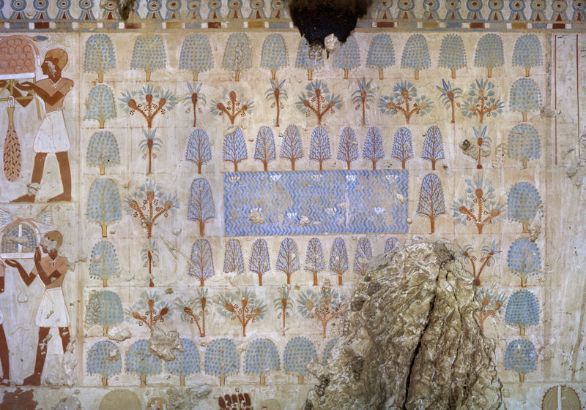 Particolare, affreschi della tomba di Amenemhab Luxor, Sheikh Abd El-Qurna. Particolare degli affreschi della tomba di Amenemhab detto Mahu, comandante dei soldati.
© De Agostini Picture Library. Particolare, affreschi della tomba di Amenemhab Luxor, Sheikh Abd El-Qurna. Particolare degli affreschi della tomba di Amenemhab detto Mahu, comandante dei soldati.
© De Agostini Picture Library.