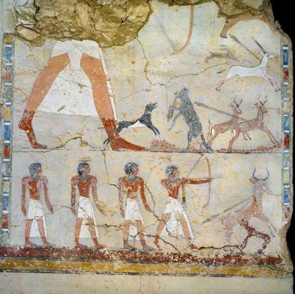 Particolare,affreschi della tomba di Anena Luxor, Sheikh Abd El-Qurna. Particolare degli affreschi della tomba di Anena, sovrintendente del granaio delle proprietà di Amon.
© De Agostini Picture Library. Particolare,affreschi della tomba di Anena Luxor, Sheikh Abd El-Qurna. Particolare degli affreschi della tomba di Anena, sovrintendente del granaio delle proprietà di Amon.
© De Agostini Picture Library.