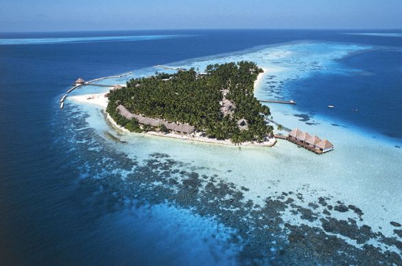 Isola di Boduhithi, Maldive Veduta aerea dell'isola di Boduhithi nell’atollo di Male Nord, Maldive.
© De Agostini Picture Library. Isola di Boduhithi, Maldive Veduta aerea dell'isola di Boduhithi nell’atollo di Male Nord, Maldive.
© De Agostini Picture Library.
