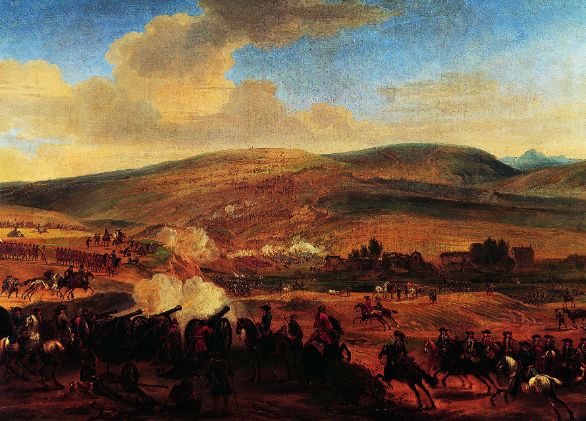 Battaglia del fiume Boyne, jan Wyck Nella battaglia presso il fiume Boyne, immortalata da Jan Wyck, i 30.000 soldati di Giacomo II si contrappongono ai 36.000 uomini di Guglielmo d’Orange. Nel conflitto muoiono 1500 soldati di Giacomo II, 500 di Guglielmo. Battaglia del fiume Boyne, jan Wyck Nella battaglia presso il fiume Boyne, immortalata da Jan Wyck, i 30.000 soldati di Giacomo II si contrappongono ai 36.000 uomini di Guglielmo d’Orange. Nel conflitto muoiono 1500 soldati di Giacomo II, 500 di Guglielmo.