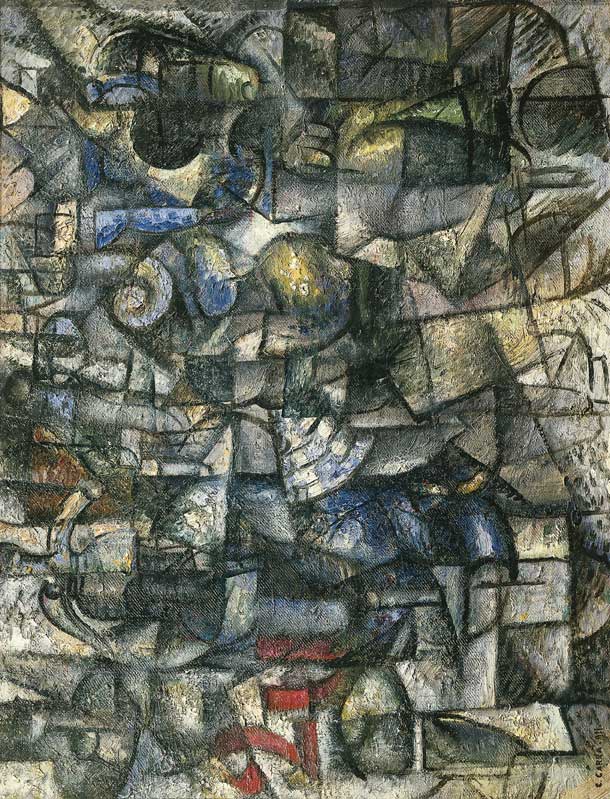 Ritmi di oggetti, Carlo Carrà Ritmi di oggetti, Carlo Carrà, 1911.
De Agostini Picture Library