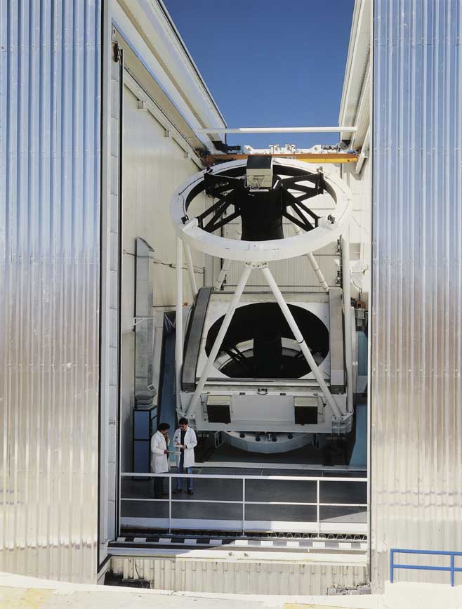 Osservatorio dell'ESO Osservatorio dell'ESO (European Southern Observatory). Telescopio NTT (New Tecnology Telescope), Cile.
© De Agostini Picture Library