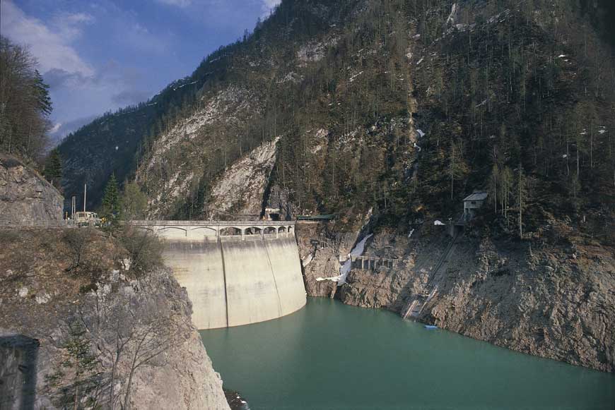 Diga idroelettrica di Sauris Diga idroelettrica di Sauris a Carnia in Friuli Venezia Giulia.
© De Agostini Picture Library.