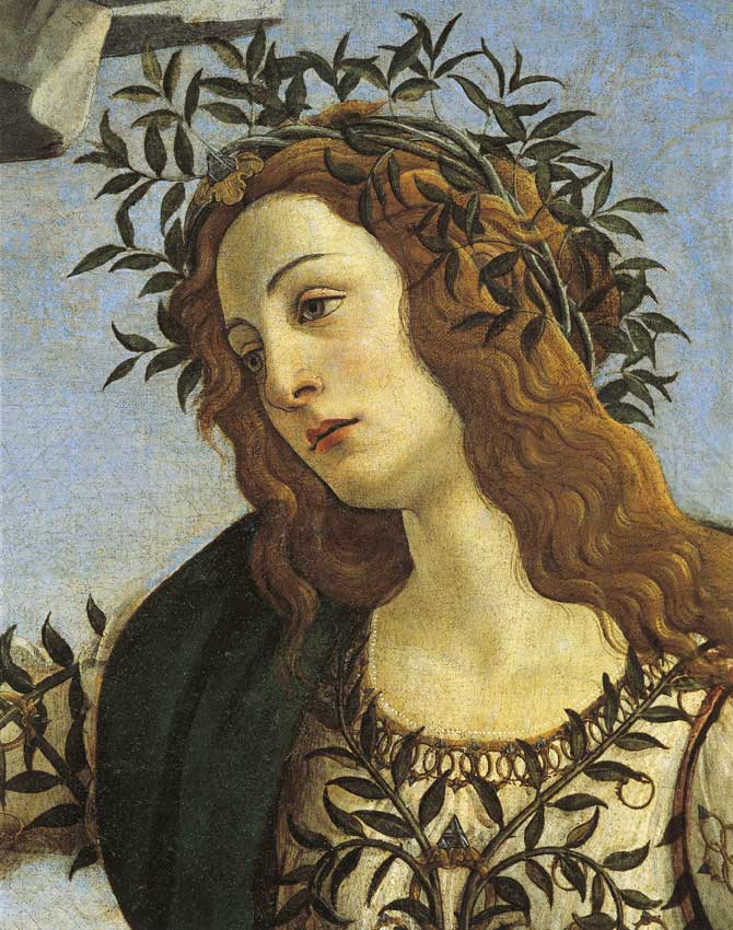 Pallade che doma il centauro, particolare di Minerva, Botticelli Pallade che doma il centauro, particolare di Minerva, 1482 ca., tempera su tela di Sandro Botticelli (1445-1510).
© De Agostini Picture Library.