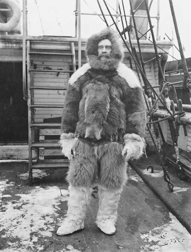 Robert Edwin Peary sulla nave 
