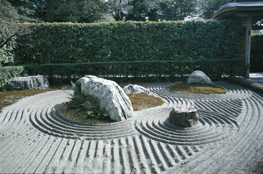 Giardino nel tempio di Taizo, Kyoto Giardino nel tempio di Taizo In, Kyoto, Giappone.
© De Agostini Picture Library.