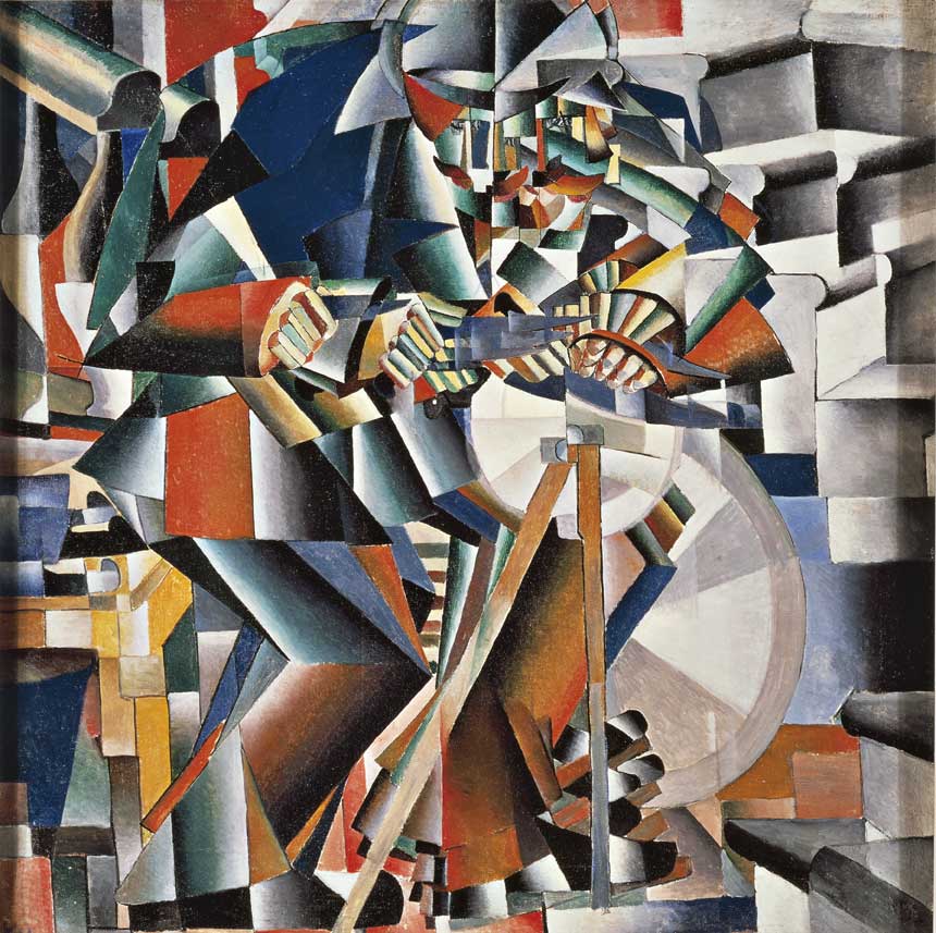 L'arrotino, Casimir Malevi L'arrotino, Casimir Malevi, 1912. Olio su tela.
De Agostini Picture Library
