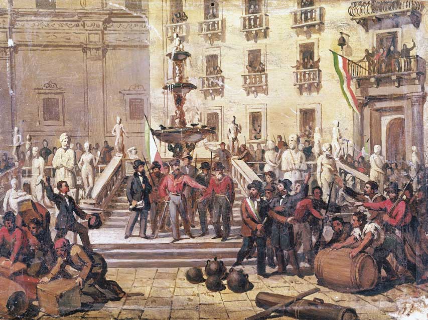 Giuseppe Garibaldi Garibaldi a Palermo.
De Agostini Picture Library