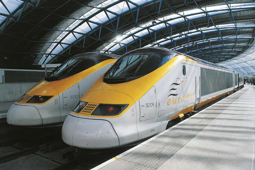 Eurostar, Waterloo Station Treni Eurostar presso Waterloo Station, Londra.
De Agostini Picture Library