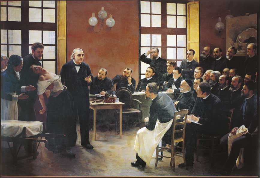 Une leçon clinique à la Salpêtrière Une leçon clinique à la Salpêtrière, Pierre-Andre Brouillet 1887.
De Agostini Picture Library