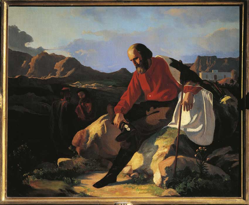 Garibaldi a Caprera Garibaldi a Caprera, 1870, olio su tela di Vincenzo Cabianca (1827-1902).
De Agostini Picture Library