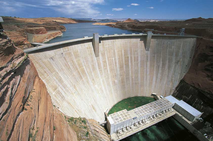 Diga di Glen Canyon Diga di Glen Canyon nello Stato dello Utah (USA).
© De Agostini Picture Library.