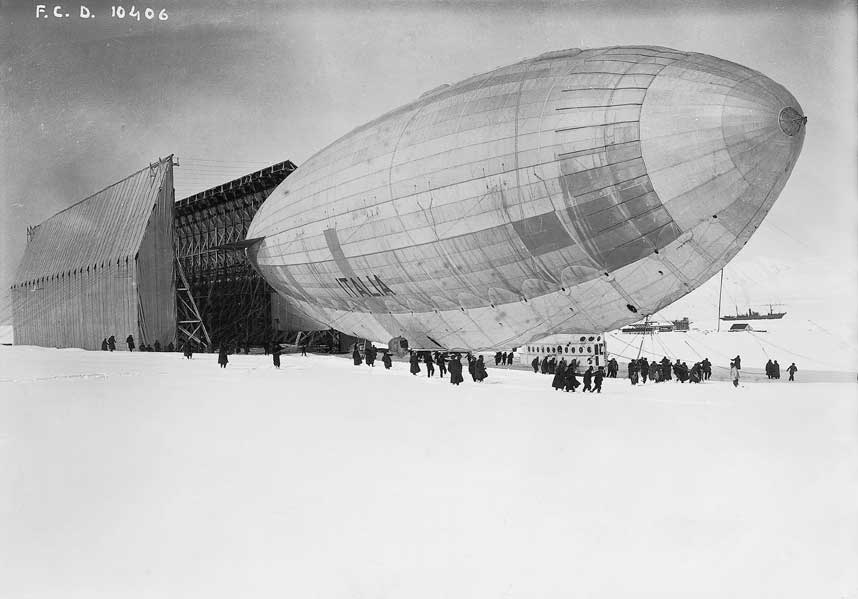 Dirigibile Italia, spedizione al Polo Nord del 1928 Storia delle Esplorazioni, XX secolo. Spedizione di Umberto Nobile al Polo Nord. Il dirigibile 